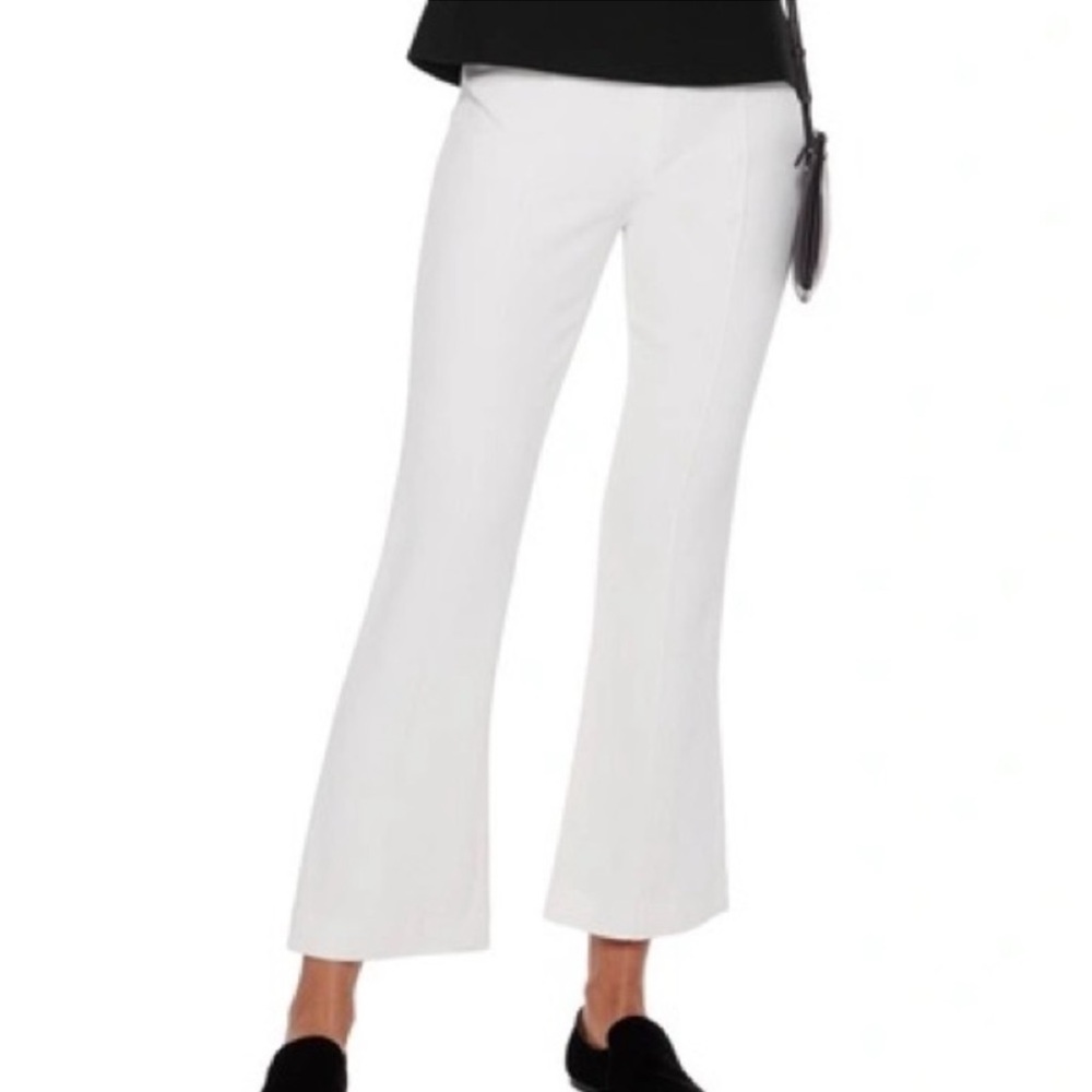 The Row White Beca Flare Pants